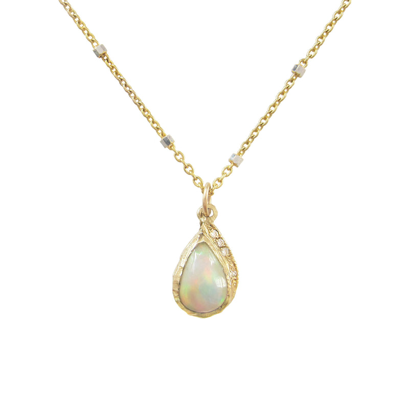 Parle Yellow Gold Calibrated Light Opal Necklace NCO142N12CI | Arthur's  Jewelry | Bedford, VA